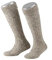 Lusana Jungen Kinderkniekous Loden Tweed Kniestr mpfe, Beige (Mittelbeige Meliert 09), 23-26