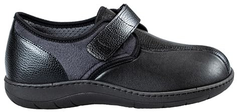 EXTRO STYLE TECNICA GOLD 1, Linea Anziani, Microfibra, Scarpa Ortopedica Made in Italy, Plantare Estraibile, Chiusura a Strappo, Scarpe Ortopediche, Dispositivo Medico Classe 1 - Numero 39