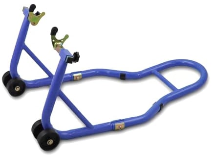 BITUXX Motorradständer hinten Motorrad Montageständer Hinterrad Transportständer Blau für viele gängige Motorräder