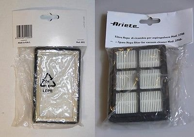 ARIETE FILTRO HEPA USCITA ARIA POSTERIORE ASPIRAPOLVERE ECO POWER 2788 2788/2