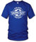 shirtloge - Darmstadt - Meine Heimat, Mein Verein - Fan T-Shirt - Royalblau - Größe L