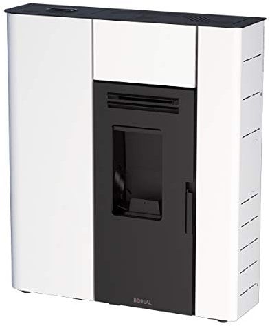 ESTUFA DE PELLET BOREAL 12 KW SLIM MARFIL