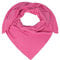 Zwillingsherz Dreieckstuch mit Kaschmir - Hochwertiger Schal im Uni Design für Damen - XXL Hals-Tuch und Damenschal - Strick-Waren für Sommer und Winter - 150cm x 120cm - pink