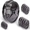 C.P. Sports Olympiascheiben guss Set 30 KG, 57 KG und 87 KG Hantelscheiben 50mm Hantelscheibe, Bumper Plates, Gewichte Hantel Set (57 KG - 2X 20kg + 4X 2,5kg + 4X 1,25 kg + 4X 0,5 kg)