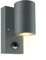 Kerry Outdoor Motion Sensor Wall Lights, Downward Outside Lighting Mains Powered, IP44 Anthracite Grey Stainless Steel Downlight, Exterior PIR Detector Security Fixture for Front Door, Porch, Garden