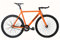 FabricBike Light - Fixed Gear Fahrrad, Single Speed Fixie Starre Nabe, Aluminium Rahmen und Gabel, Räder 28, 4 Farben, 3 Größen, 9.45 kg (Größe M) (M-54cm, Light Army Orange)