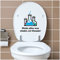 Deko Aufkleber WC Deckel Toilettendeckel Bad Badezimmer Klo Funsticker Toilettensitz Klodeckel lustiger Spruch selbstklebend (R173-13 Nicht alles, was stinkt)