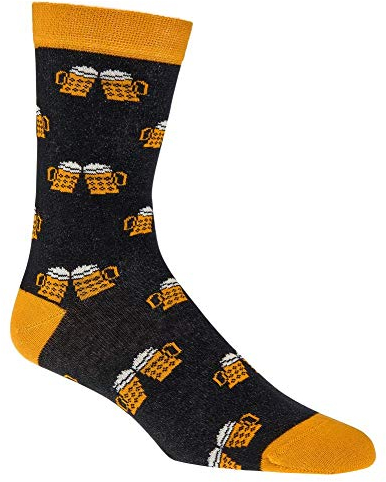 Damen Jungen Mädchen Socken (2 Paar) bunt 36-41 Bier