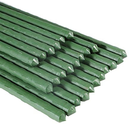 Garmeinea Gartenstecker 91,4 cm, kunststoffbeschichteter Stahl, Pflanzenstecker für Kletterpflanzen, 25 Stück