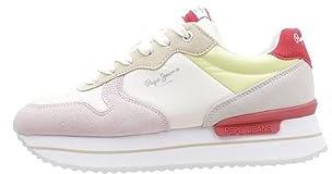 Pepe Jeans Damen Rusper Sweet Platform Sneaker, White (Factory White), 37 EU