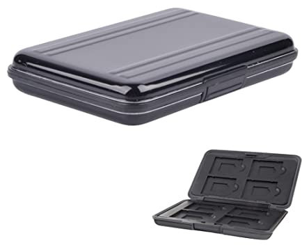 Speicherkarten Etui Tasche Aufbewahrung,Wasserdicht Speicherkartenetui SD,Speicherkarten Tasche Wasserdicht Schutzhülle für 8 SD und 8 TF Karten,Tragetasche SD Karten Case Box für Micro SD SDXC SDHC