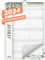 Planer für Zwei (Wandkalender 2024 mit 2 Spalten im A4 Format) - Partnerkalender für Paar - Paarkalender - Kalender zum Aufhängen für zwei Personen (ganzes Jahr) - Eucalyptus