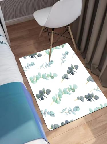 EWFAS Badteppich,Eukalyptus,viele schöne Badematten zur Auswahl Badvor leger sehr weich und rutschfest waschbar und schnelltrocknend40x60cm