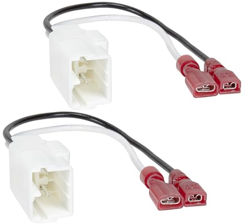 tomzz Audio 7107-000-1 Lautsprecheradapter (2er Set) auf DIN kompatibel mit Chrysler 300 300C PT Cruiser vorne hinten