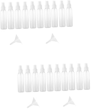 FRCOLOR 48 embudos de llenado, pulverizador, botella de champú, botella líquida, gel para el pelo, a de agua, a de agua, a de, a de, a de plástico, a de