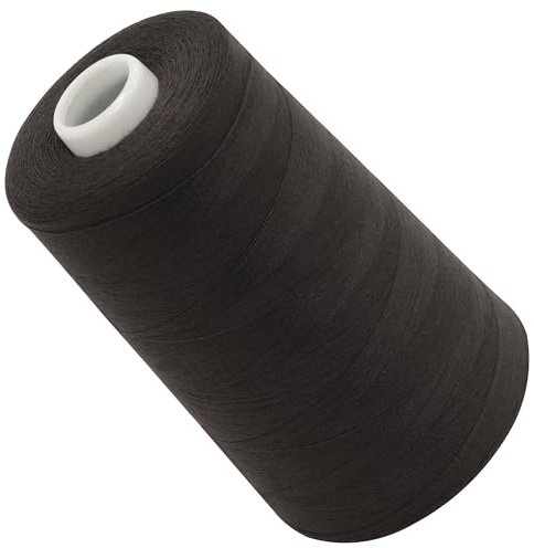 AERZETIX - C72855 - Nähgarnkonus 120 (40/2) 4000 m - aus polyester - konfektion, kurzwaren, garn, kordel, schnur, nähen, kleidung, faden - farbe braun - Kaffee