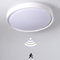 Etrogo LED Deckenleuchte mit Bewegungsmelder und Dämmerungssensor Automatisches EIN/AUS 3 Sense Distanz Einstellbar Warmweiß 3000k 12 Watt 1200lm-(Rund-24cm)