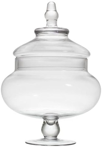 Bonbonnière sur Pied Sucrerie 29cm Transparent