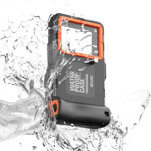 Unterwasser-Schnorchel-Handyhülle,Wasserdichte Schnorchel-Handyhülle | Unterwasser-Foto- und Videogehäuse IP68 wasserdicht - Atmungsaktives Schnorchel-Tauchtelefon, wasserdichte Tauch-Telefonhülle zum
