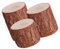 Garneck 3 Stücke Baumstumpf Holzstumpf Decor Stand Basis Für Teelicht Kerzenhalter Foto Prop Decor