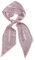 GIMIRO Satin Seidenschal 148 x 13,5 cm Krawatte Double Layer Bund für Blazer, Mantel, Kleid (Pink Chain)