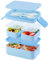 SGAONSN Fiambrera para niños con compartimentos, 1780 ml, 3 en 1 fiambrera para niños con 3 compartimentos, fiambrera bento a prueba de fugas, para niñas y niños, sin BPA