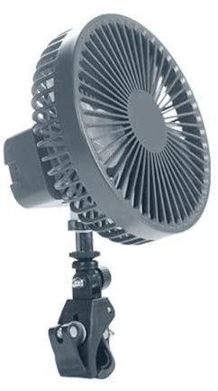 HOOLRZI 4 Speeds Clips On Fan For Grow Tent Powerful Oscillating Clips Fan With Low Noise For Office Desk Outdoor Travel