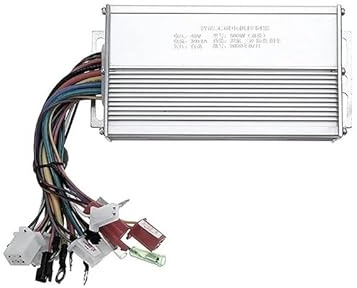 CKryzillix Ebike Controller, Brushless Motor Controller 48V Bürstenloser Regler DC Motordrehzahlregler 450W 500W 600W for Elektro-Fahrrad-Scooter E-Bike Zubehör Motorregler(48V 600W)