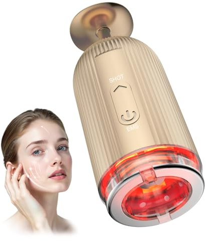 Coppettatore Viso Ems Elettrico 3In1 Con Luce Rossa Lifting E Rassodamento | Coppettatore Elettrico Con Ems E Luce Rossa, Leviga Le Linee Sottili, Elimina Gli Edemi, Per Un Delicato Massaggio Viso