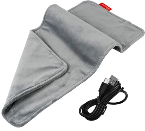 Syengery Tragbare Heizdecke - USB-Aufladbares Heizgerät,Schulter-Wärmekissen - für Nacken, Rücken, Bein, Knie, Bauch, Periodenkrämpfe, Bett, Sofa, Arbeitsplatz und Auto
