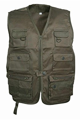 Percussion - Gilet Reporter enfant kaki Percussion
