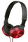 Sony MDR-ZX310AP/R ZX Series Stereo Headset - Red
