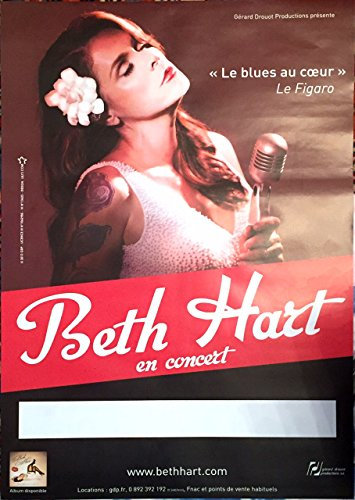 Beth Hart – Blues im C & # X153; UR – 40 x 60 cm zeigt/Poster