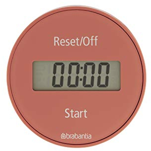 Brabantia 121982 Tasty+ Magnetic Kitchen Timer, Terracotta Pink