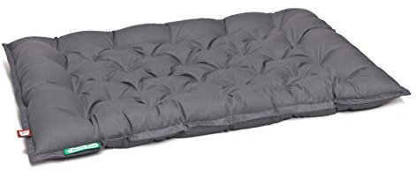 Doctor Bark Hundekissen Urban - orthopädisches Hundebett für große Hunde - waschbar bis 95°C - robuste Indoor/Outdoor Hundematratze - Made in Germany (XXL - 100x80 cm, Grau)