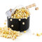 Cook N Home 02700 - Palomitas de maíz de aluminio de 6 cuartos de galón, color negro