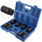 Lot de 8 douilles à choc profondes de 1,9 cm - coffret douille poids lourd - douille choc 3/4 - Pour garage, atelier - avec étui de rangement 24-38 mm