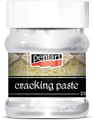 Zita´s Creative Krakelierpaste 230ml - weiß. Vintage Effekt, Reisspaste, Cracking Paste