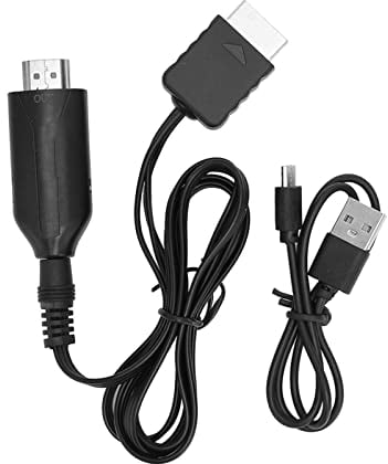 Adaptador para Adaptador PS1/PS2 a HDMI, Convertidor de Video HD para Consolas de Juegos, Plug and Play.