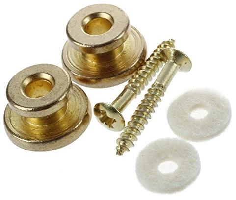 2pcs Strap Button w/Mounting Screw for Guitar Mandolin