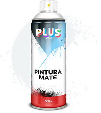 Pintura Spray 520cc para pintar todo tipo de super cies: madera, metal, cartón, tela, piedra, bra de vidrio, plásticos rígidos, etc para bricolaje y DIY.Blanco Skeleton (Ref:640)(Paquete de 1 )
