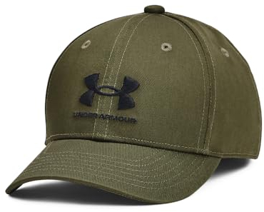 Under Armour Verstellbare Kappe für Jungen mit Markenlogo, Marl Green Black, Einheitsgröße