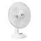 Portable Desk Fan 12 Inch Lightweight 40 Watt 3 Speed Settings Quiet Operation Wide-Angled Oscillation Airflow Adjustable Tilt Head Table Fan Ideal for Bedroom and Office (12'' Desk Fan, White)