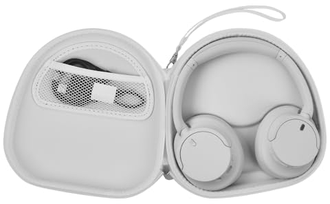 PAIYULE Case Compatible with Sony WH-CH720N WH-CH520 WH-1000XM4 Noise Canceling Wireless Headphones Bluetooth Over The Ear Headset, Carrying Storage for JBL Tune 720BT 510BT (Box Only) (White)