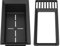BLANCO Sink Drainer 2-in-1 | Kunststoff schwarzgrau | Multifunktionale Rahmen- und Resteschalenkombination mit integrierter Abtropffläche | Verwendung bei allen Silgranit Spülen (40cm Tiefe)