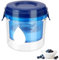 WANDGU Colador de yogur griego reutilizable: colador de yogur griego con tapa, accesorios de cocina lavables con malla fina para hacer yogur griego, jugo, té