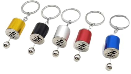 5 Stück Autoteile Schlüsselanhänger, Metall Auto Schlüssel Turbolader Keychain mit Gangschaltfunktion, Turbo Anhänger Schraubenschlüssel Keychain für Autodeko Männer Frauen Geburtstags Geschenk (01)