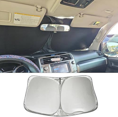 【MEDZUK】 Kompatibel mit VW ID.Buzz | Cargo 2022-2024 2025 Sonnenschutz Auto Frontscheibe, Sonnenblende Windschutzscheibe Abdeckung Anti UV Zubehör Faltbar