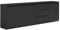 AltoBuy DEYTON - Buffet 3 Portes 3 Tiroirs Laqué Noir Brillant