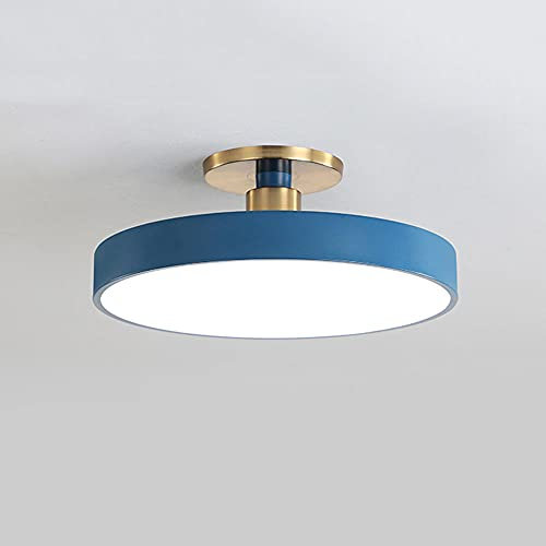 Modern Colored Iron Art LED Flush Mount Ceiling Light 6000K White Light for Bedroom Corridor Decoration